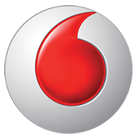 Logo di Vodafone (VOD).