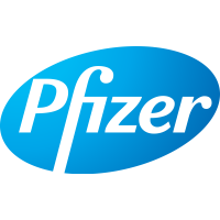 Logo di Pfizer (PFE).