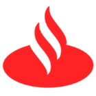 Logo of Banco Santander (SAN).