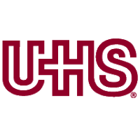 Logo di Universal Health Services (UHS).