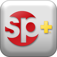 Logo di SP Plus (SP).
